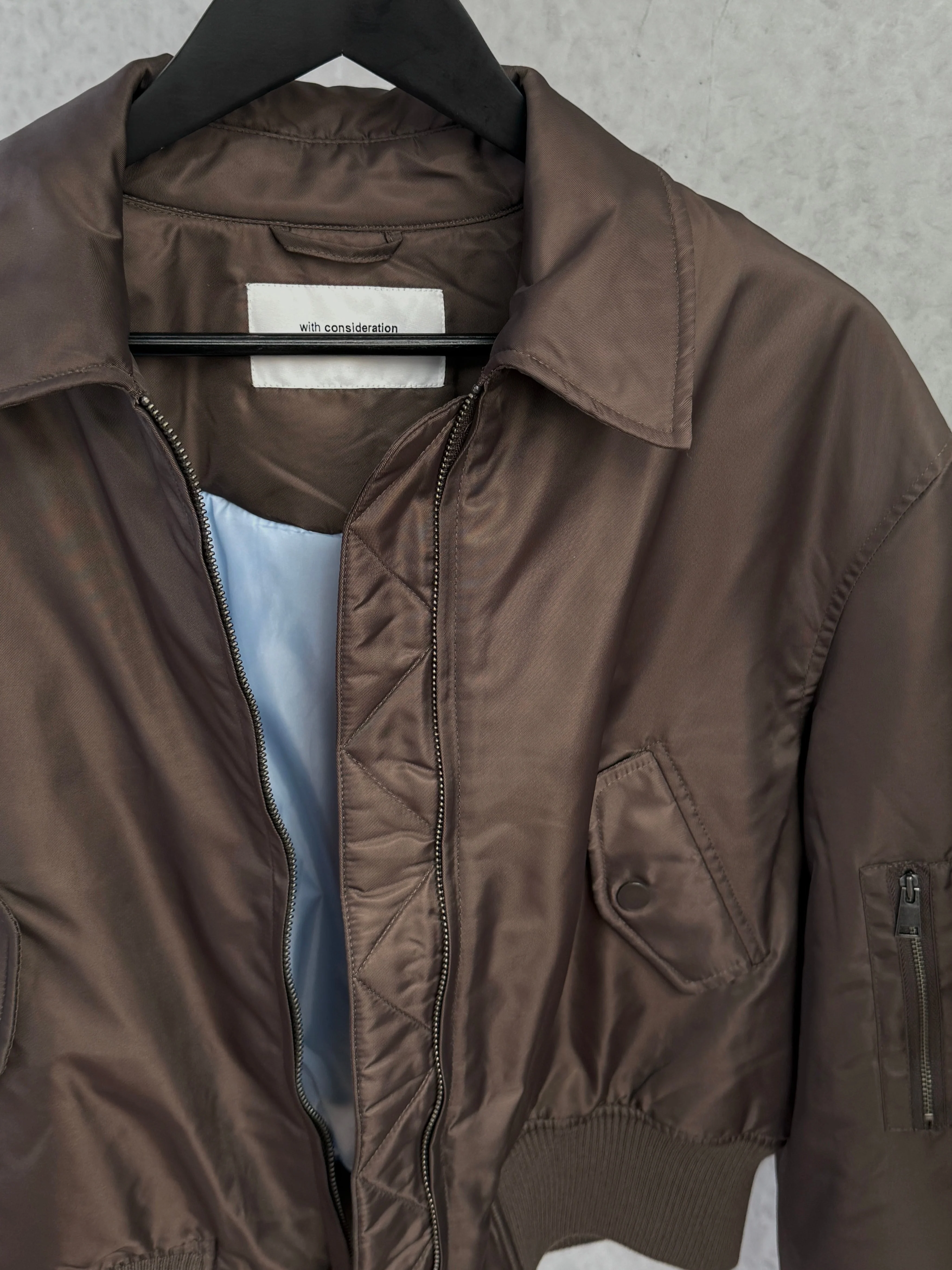 Chocolate Bomber Jacket - Image 11