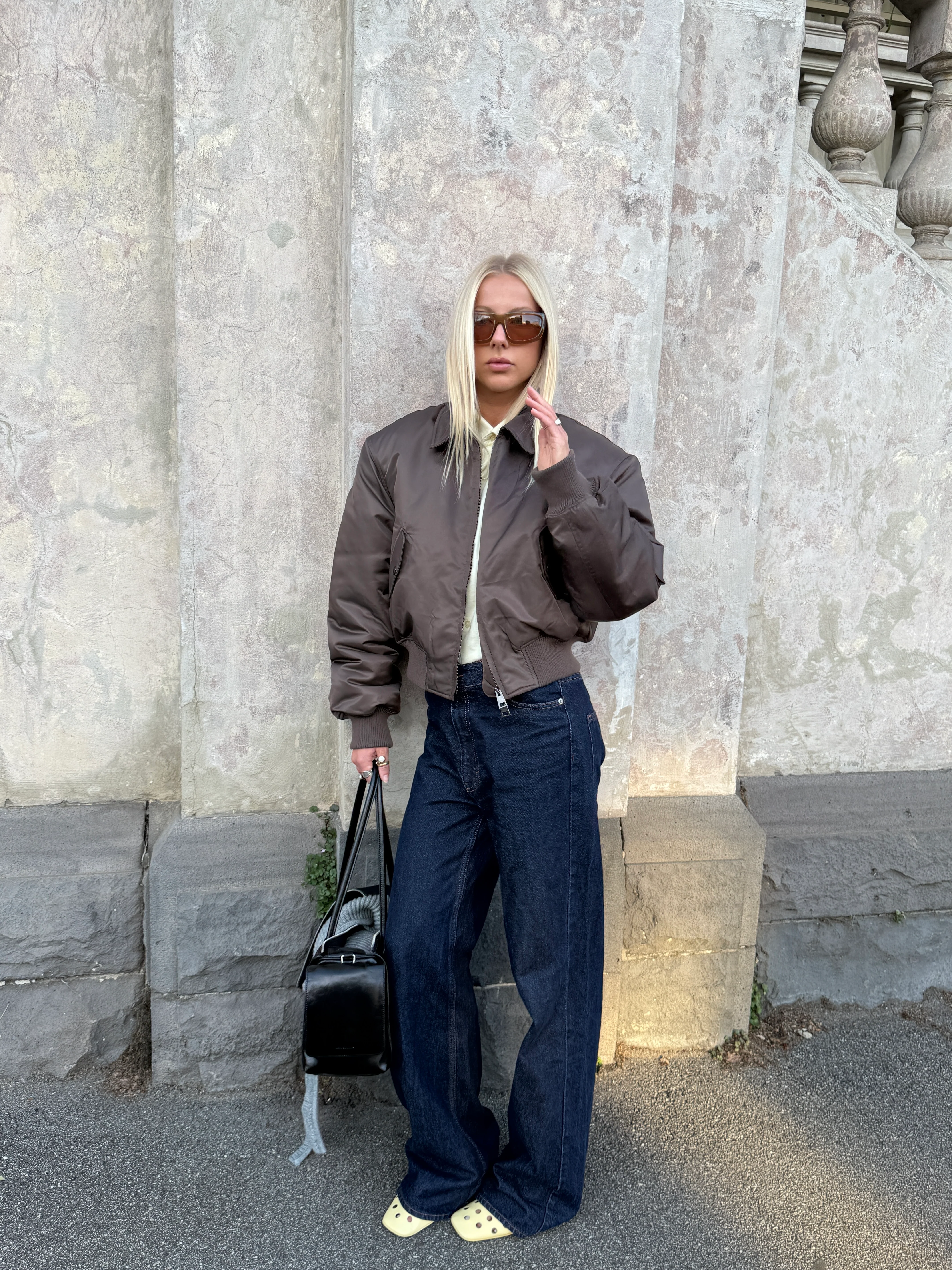 Chocolate Bomber Jacket - Image 4