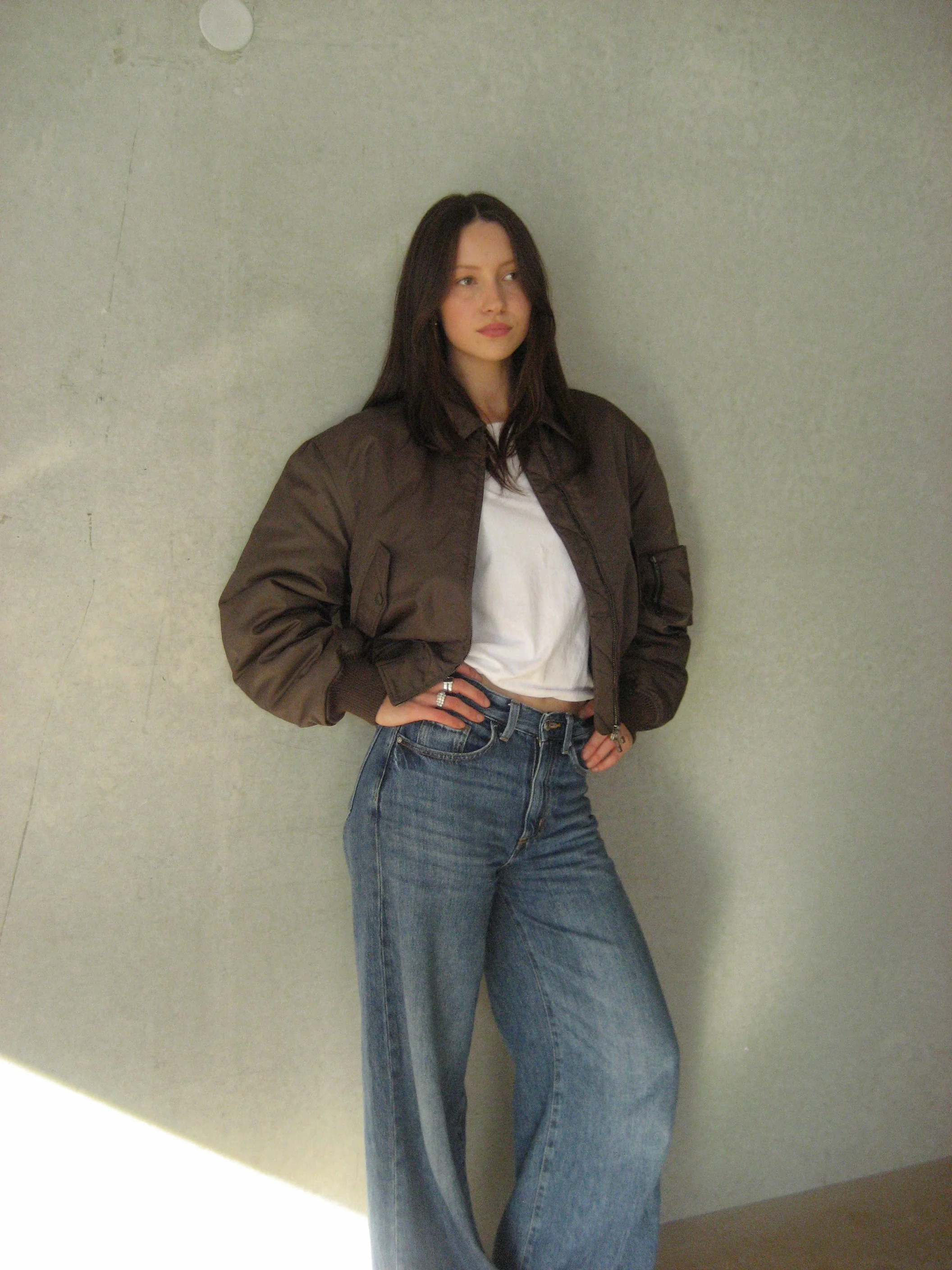 Chocolate Bomber Jacket - Image 9