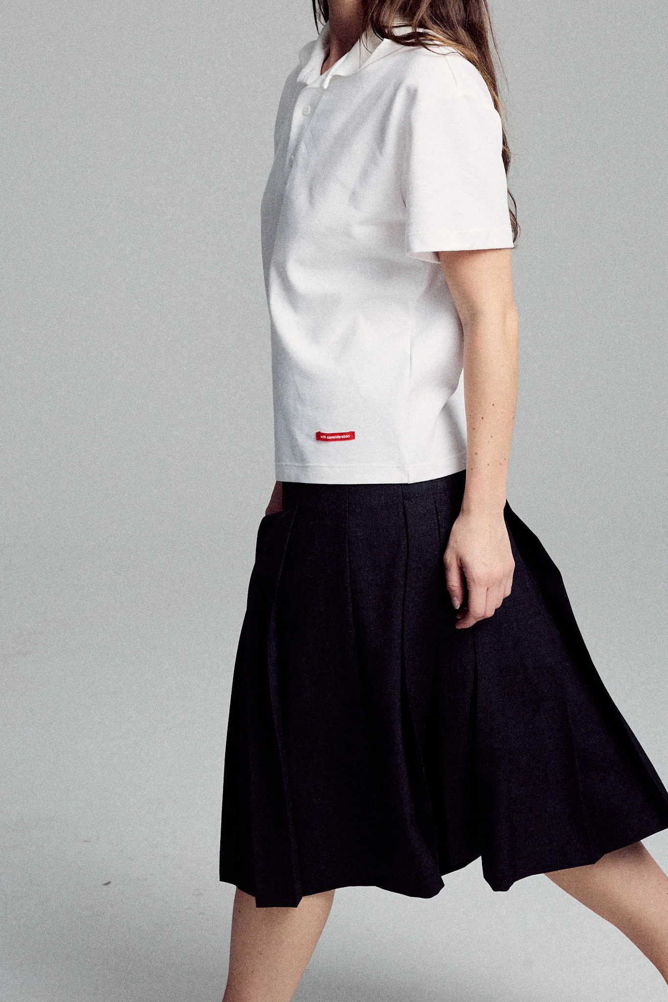 boxy polo - white - Image 4