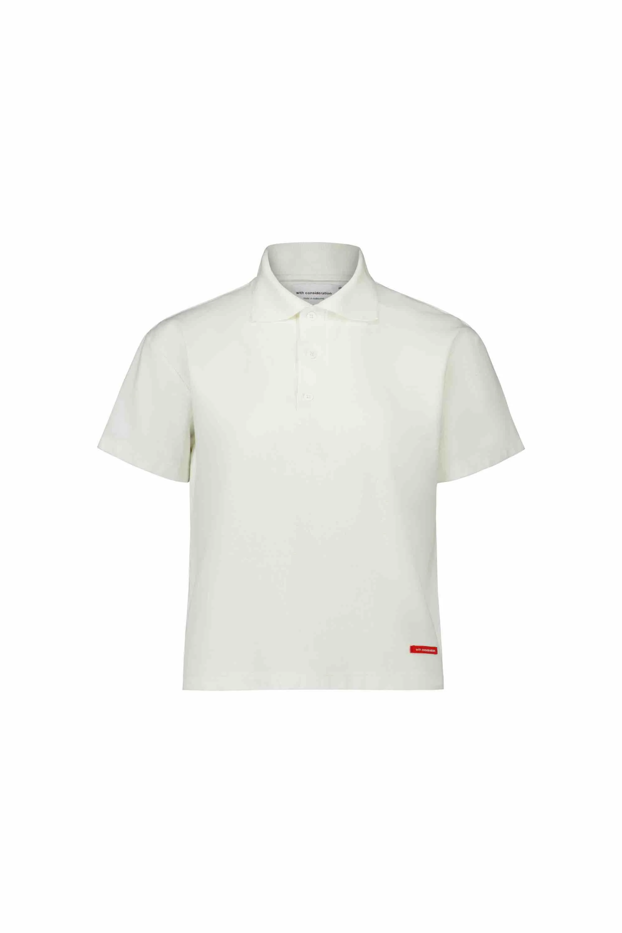 boxy polo - white - Image 6
