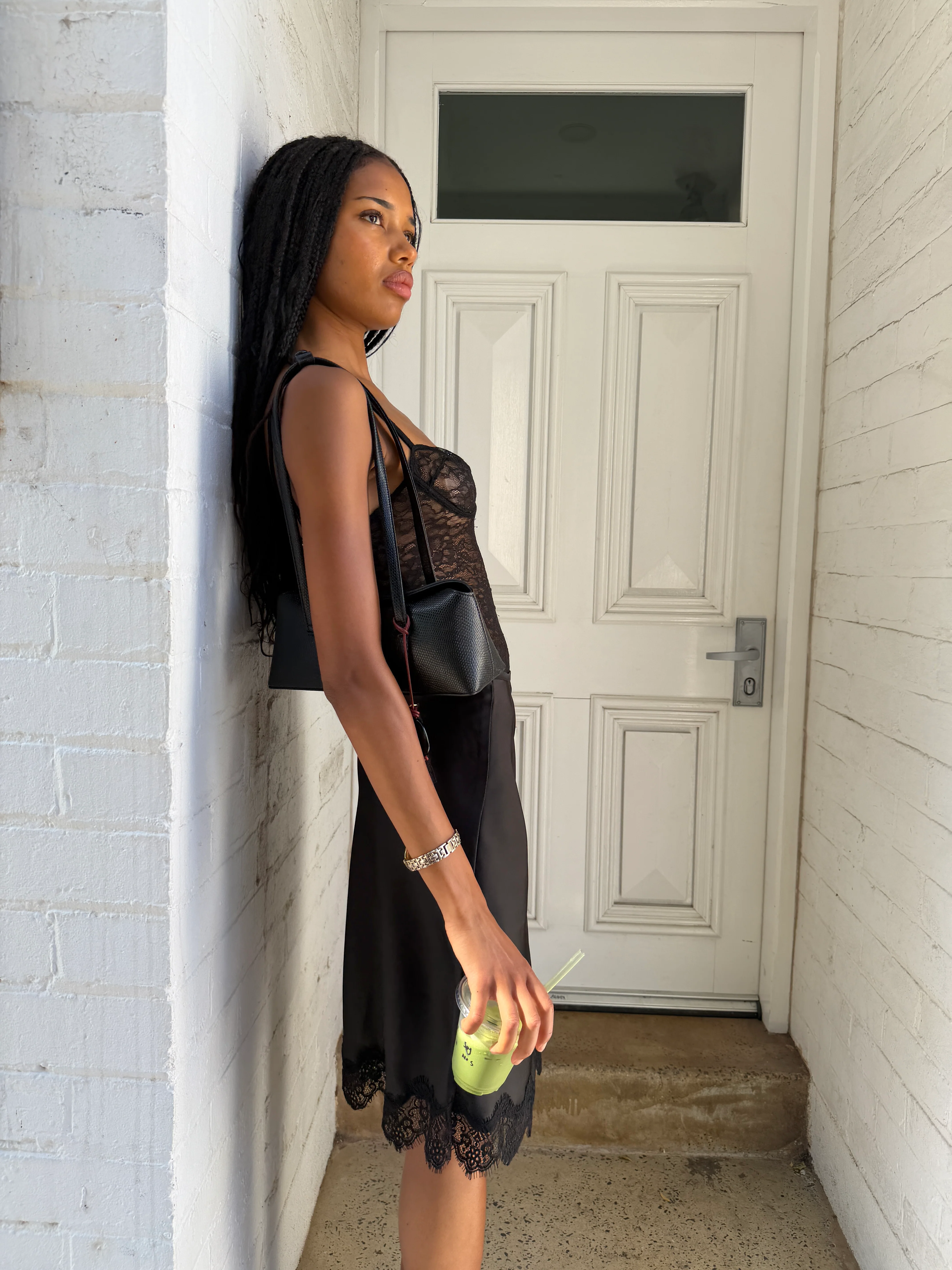 Lace Trim Slip Skirt - Image 6