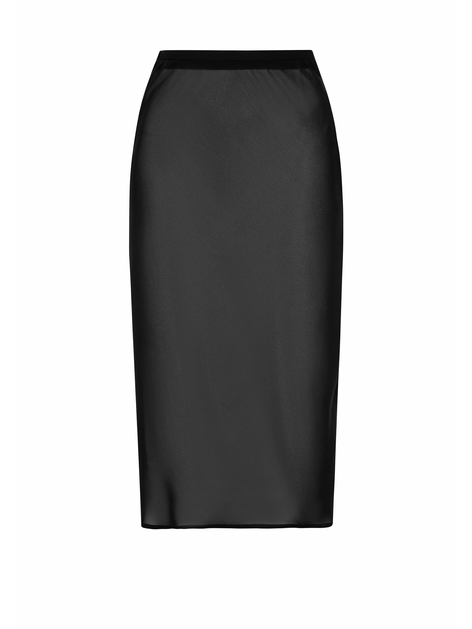 Sheer Midi Skirt | Black - Image 8